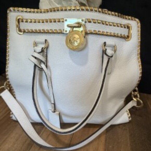 Michael Kors Hamilton Convertible Leather Tote - Picture 2 of 5